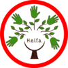 Das Helfa-Logo Organisation - roter Kreis - PNG